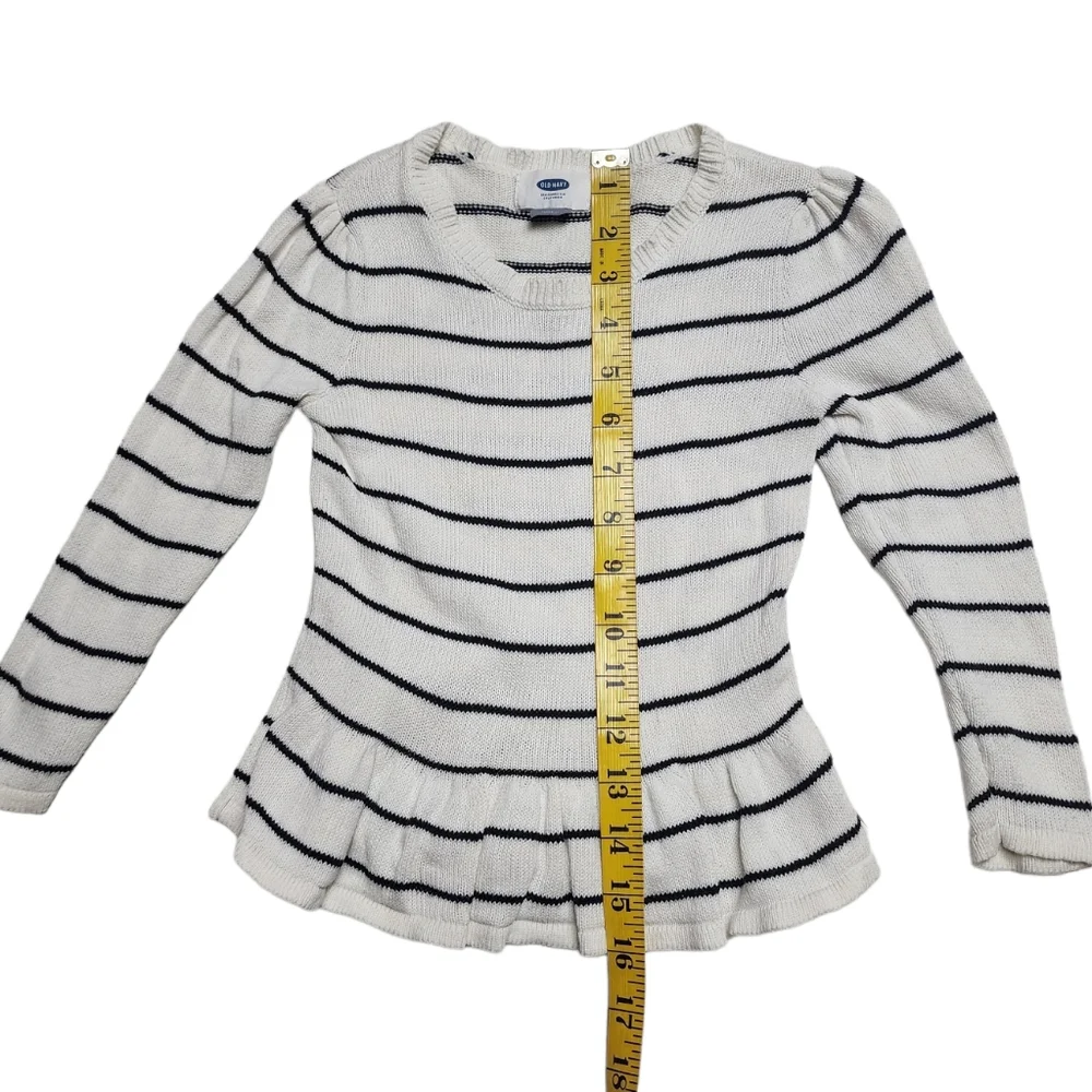 Old Navy Striped Pullover Top for Kids Girls Size 3T